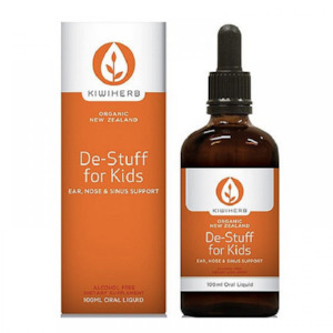 Kiwiherb Organic De-Stuff For Kids 100mL