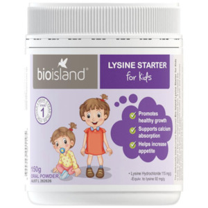 Bio Island Lysine Starter for Kids 150g Oral Powder