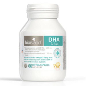 Kids Health: Bio Island DHA Kids 60 Capsules
