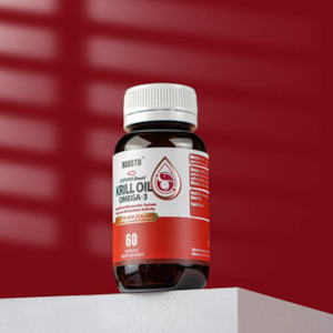BEASTO Superba Boost Krill Oil Omega 3 1000mg 60 Capsules