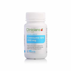 Clinicians CoQ10 200mg 60 Capsules