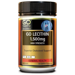 Go Healthy Lecithin 1500mg 120 Capsules