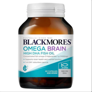 Blackmores Omega Brain Health 60 Capsules