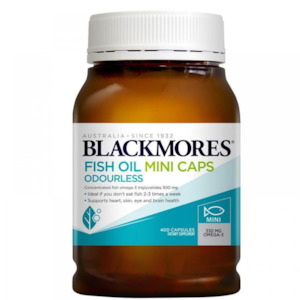 Blackmores Odourless Fish Oil 400 Mini Capsules