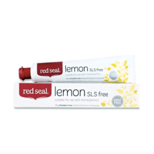 Toothpaste: Red Seal Toothpaste Lemon Sodium Lauryl Sulphate Free 100g (3 Packs)