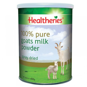 General Health: Healtheries 100% Pure Goats Milk Powder Can 450g