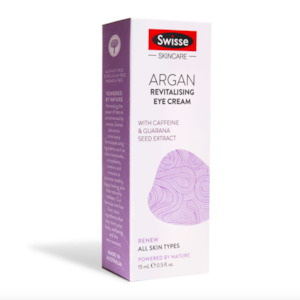 Eye Cream Serum: Swisse Argan Revitalising Eye Cream 15ml