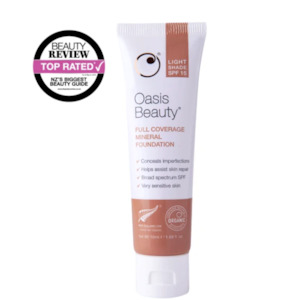 Oasis Full Coverage Mineral Foundation in Light Shade 50ml