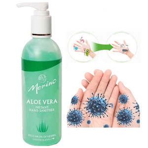 Merino Aloe Vera Alcohol Instant Hand Sanitiser Kills 99.9% Germs 250ml EACH
