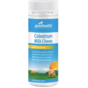 Good Health: Good Health Colostrum Chewable Strawberry or Vanilla 150 Tablets