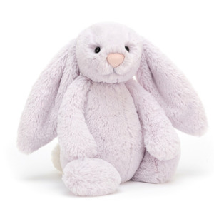 Jellycat Bashful Lavender Bunny BAS3LAV MEDIUM - H31 X W12 CM