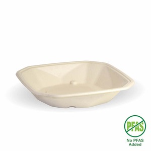 Octagonal Containers – 500ml Natural Container Base BioPak Australia