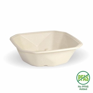 Octagonal Containers – 750ml Natural Container Base BioPak Australia