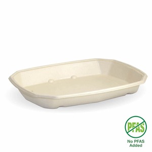 Octagonal Containers – 600ml Natural Container Base BioPak Australia
