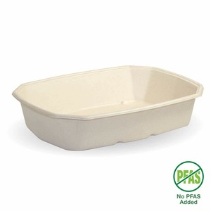 Octagonal Containers – 950ml Natural Container Base BioPak Australia