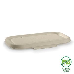 750ml and 1000ml Natural Container Lid – Sugarcane Container BioPak Australia