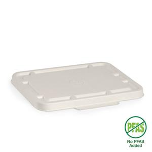 Products: 2 & 3 Compartment Container White Base Lid BioPak Australia