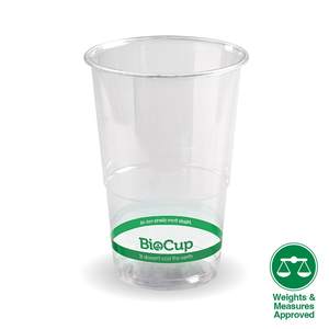 280ml Clear BioCup - Clear Cold Cups BioPak Australia