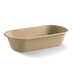Products: Bagasse Tray - 1,000ml BioCane Sugarcane Tray BioPak Singapore