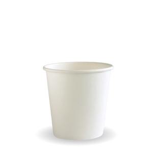 Paper Coffee Cups - 4oz White BioCup BioPak Australia