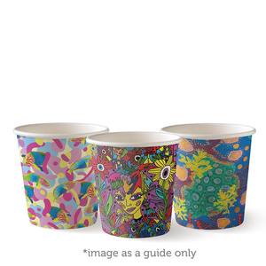 Paper Coffee Cups - Ingeo™ Lining - 4oz Art Series BioCup BioPak Australia