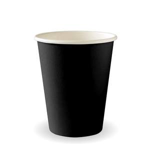 Products: 280ml / 8oz (80mm) Black Aqueous Single Wall BioCup BioPak Australia