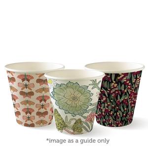 Paper Coffee Cups - Ingeo™ Lining - 8(90mm)oz Art Series BioCup BioPak Australia