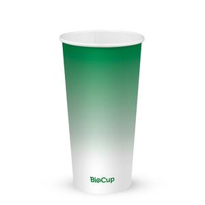 Products: 20oz Green Cold Paper Cup BioPak Australia