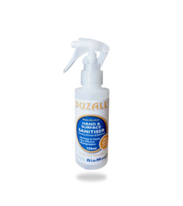 Duzall Sanitiser - 125ml Trigger spray BioWorks