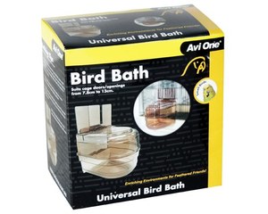 Avi One Bird Bath 12 x 12 x 11cms Bird Cages NZ