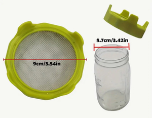 Soak & Sprouting Jar Lid – The Parrot Place