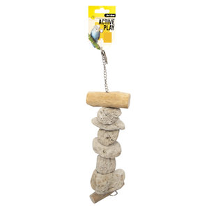Avi One Wood & Pumice Rocks – 2 Sizes – The Parrot Place