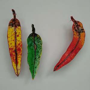 Gum Leaf Triptych