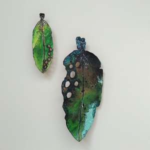 Pohutukawa Pair - Green/Blues