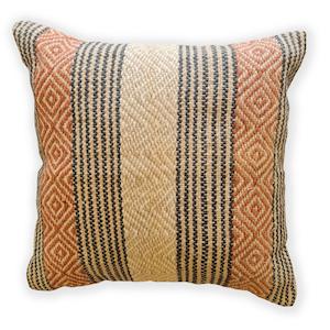 Cushions Textiles: Handwoven Kilim Geometric Tapestry Wool/Cotton Cushion