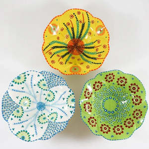 Ceramics: Poppy Salad Bowl