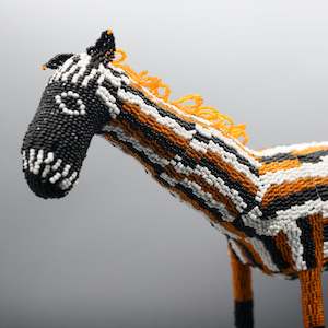 Some Of Our Favourites: Beaded Horse - Orange and Black