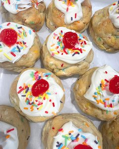 Ice Cream Sundae Cookies - Bite Me Cakery