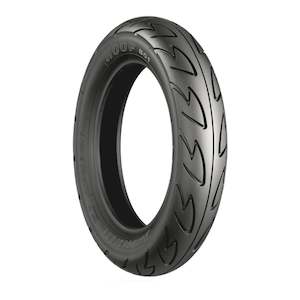 Bridgestone: Bridgestone B01 Hoop 100/80-10 Front / Rear Scooter Tubeless Tyre