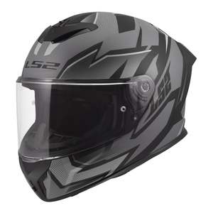 Ls2 Helmets: LS2 FF820 Rapid III Xtrem Helmet - Black / Grey