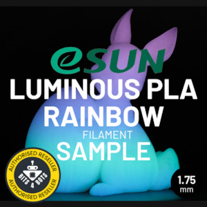 Sample - eSun Luminous PLA Rainbow 1.75mm Filament