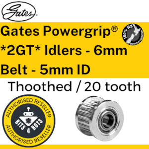 Essentials: Gates Powergrip® *2GT* Idlers - 6mm Belt - 5mm ID