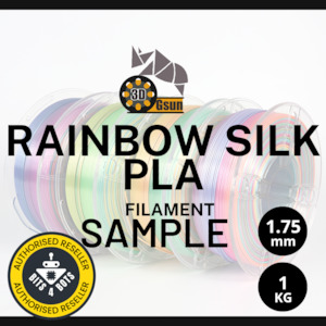 Samples: Sample - Gsun Rainbow Silk PLA Filament
