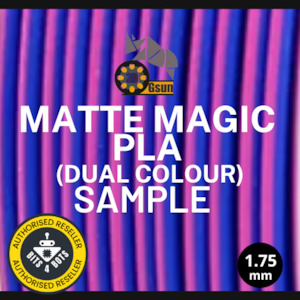 Samples: Sample - Gsun Matte Magic PLA Filament (Dual Colour)