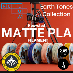 Reflow: Reflow Recycled Matte PLA - Earth Tones 2.85mm