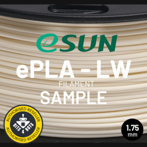 Samples: Sample - eSun ePLA-LW (Light Weight)