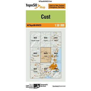 Tramping: Topo50 BW23 Cust