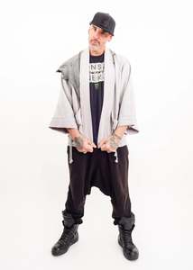 Depth Of Scye: Selvedge Jacket- linen/ leather