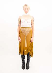 Depth Of Scye: Sheer Ruffle Skirt