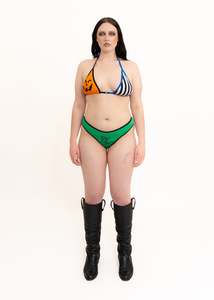 Astro Princess: Mash Up Triangle Bikini Top- Halloween